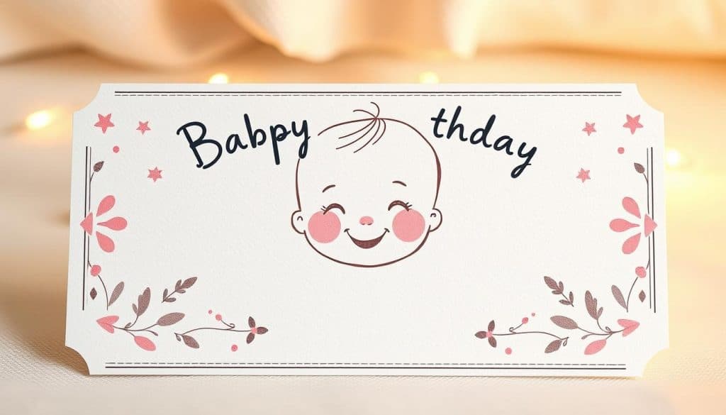 Baby Geburtstag Gutschein