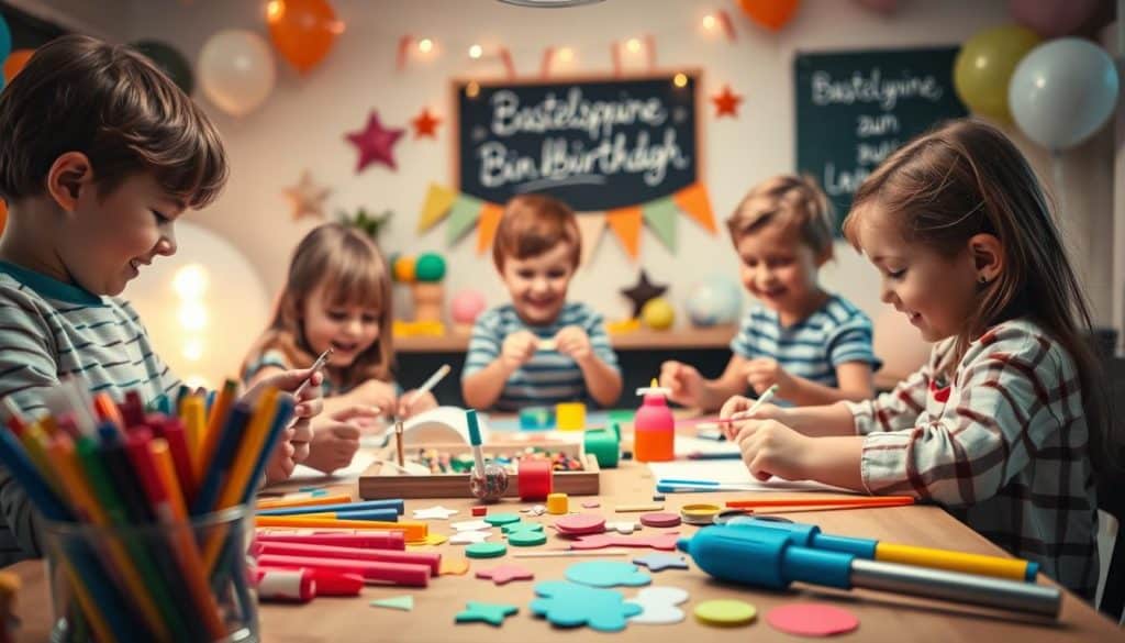 Bastelspiele zum Geburtstag
