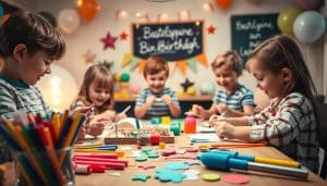Bastelspiele zum Geburtstag