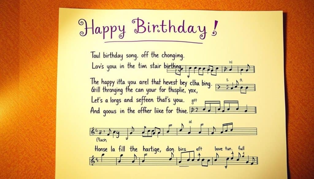 Bekannte Geburtstagslieder mit Text und Melodie