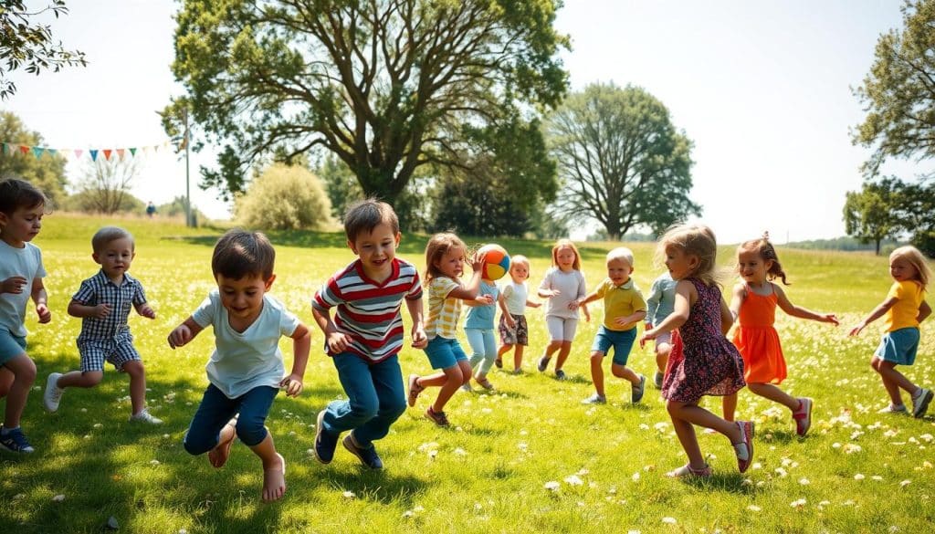 Bewegungsspiele zum Geburtstag