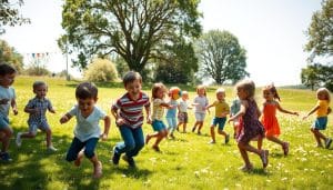 Bewegungsspiele zum Geburtstag