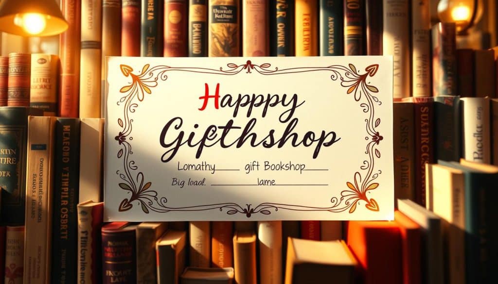 Buchhandlung Gutschein zum Geburtstag