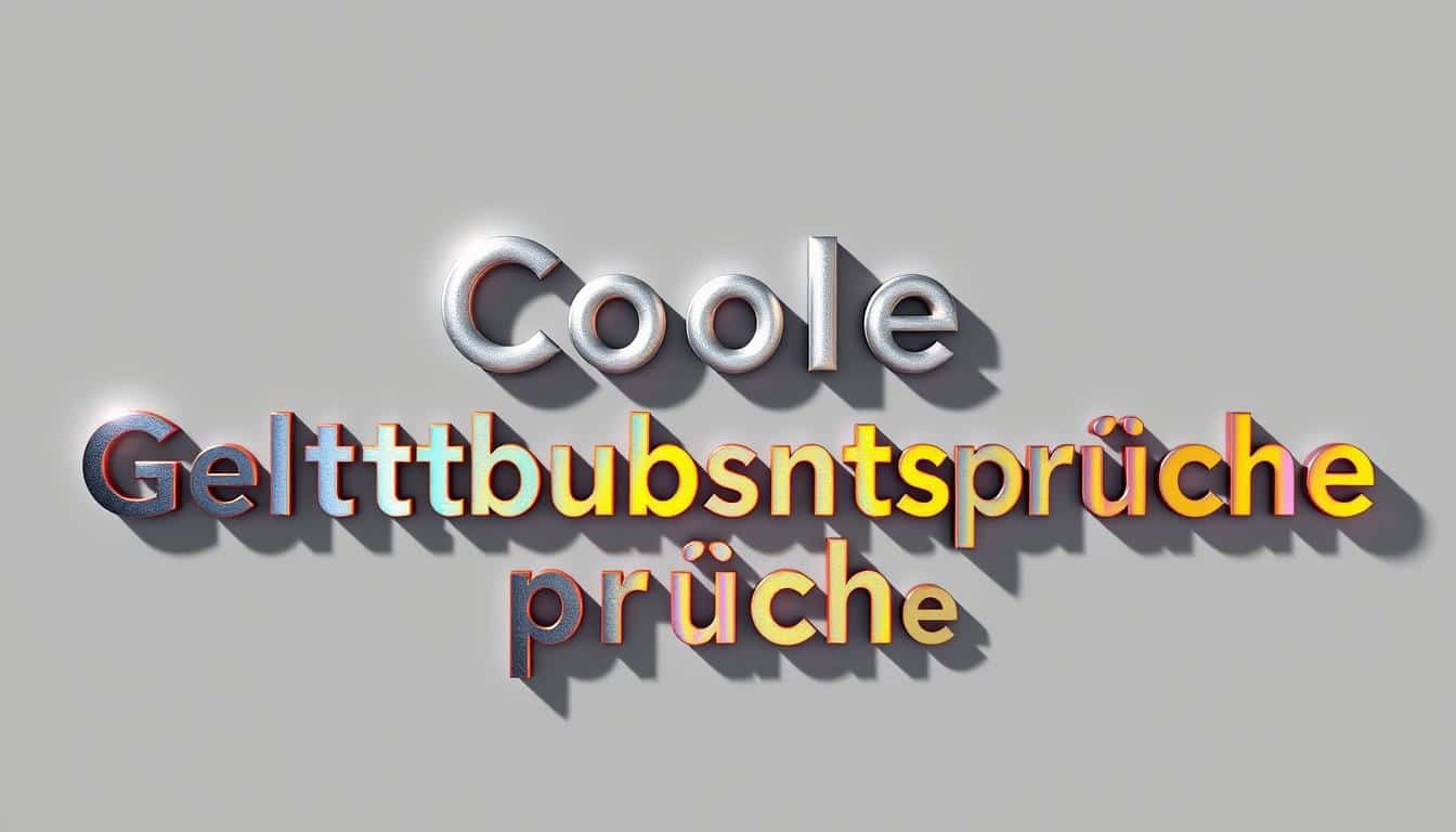 Coole Geburtstagssprüche