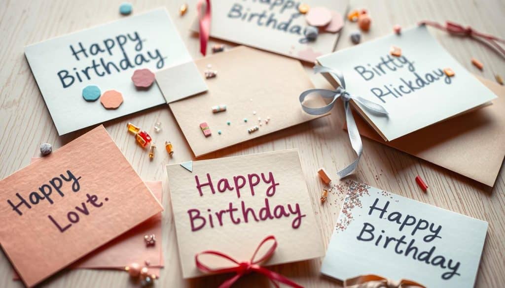 DIY Ideen für Geburtstagskarten mit Text