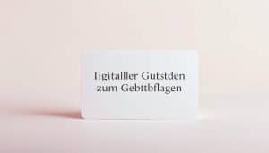 Digitaler Gutschein zum Geburtstag