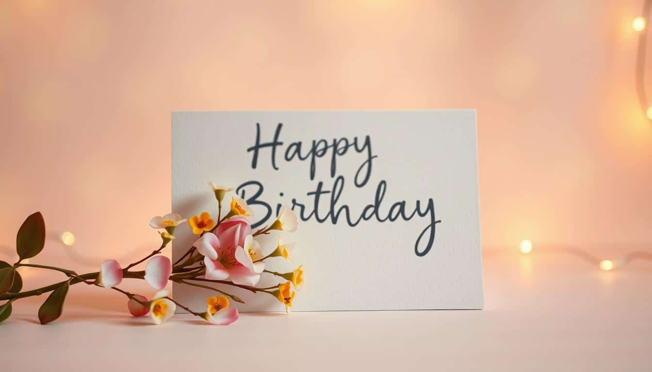 Eigene Geburtstagskarte schreiben