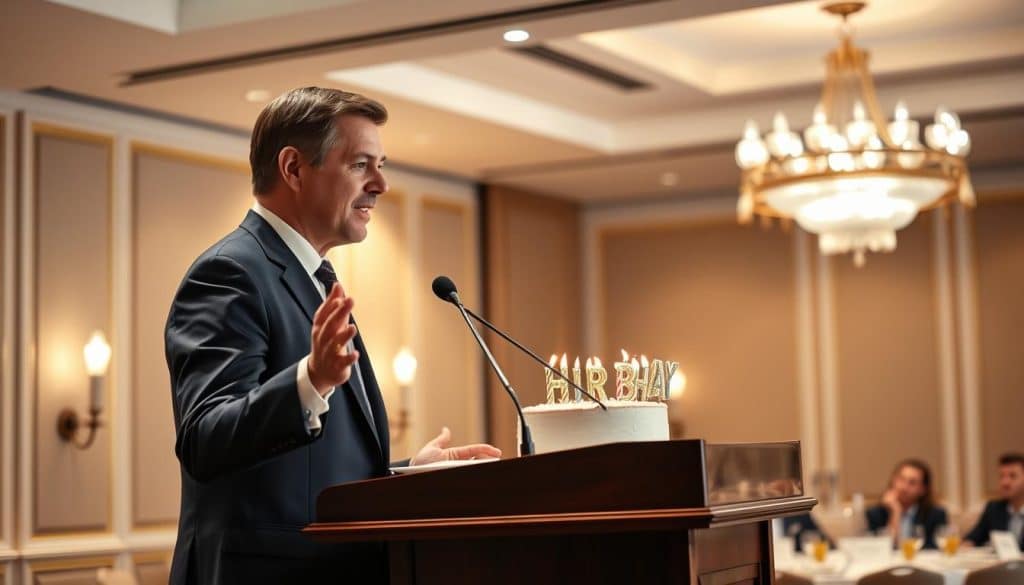 Eine Professionelle Geburtstagsrede