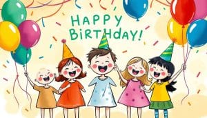 Einfache Geburtstagslieder für Kinder zum Mitsingen