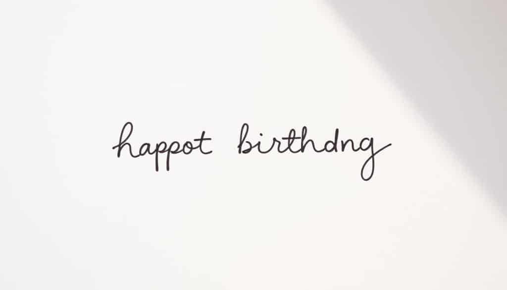 Einfaches Geburtstagslied Text