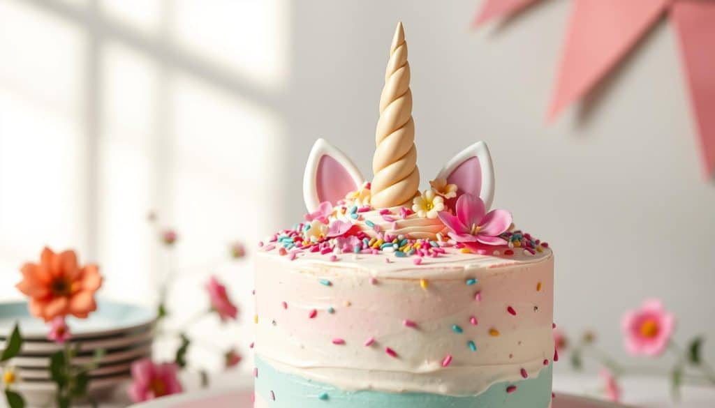 Einhorn Kuchen Geburtstag Rezept