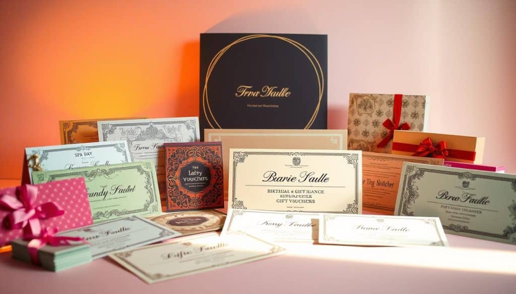 Einzigartige Gutscheine für Geburtstage