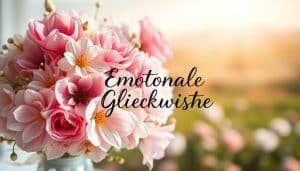 Emotionale Glückwünsche für Geburtstagskarte