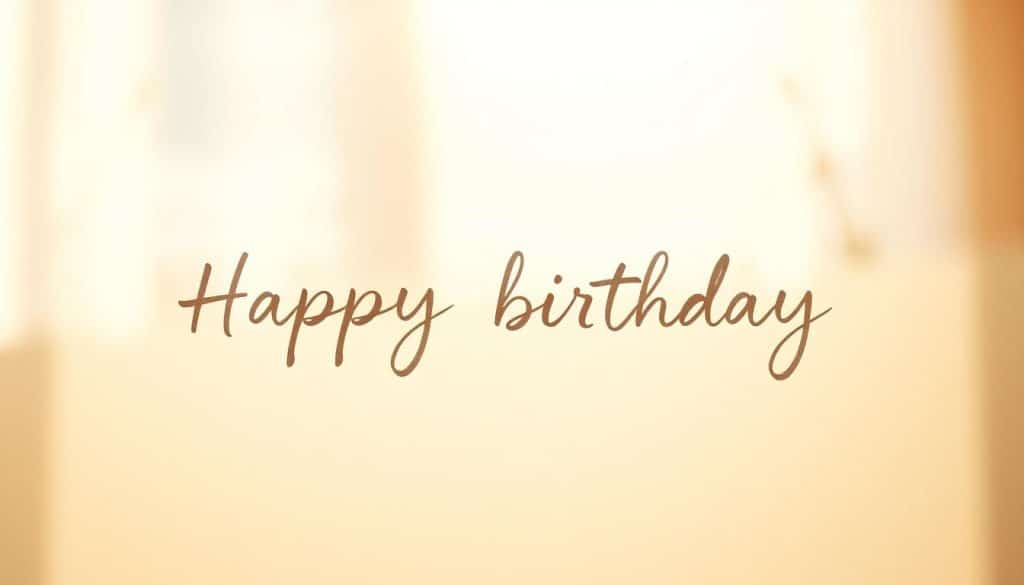 Emotionale Sprüche Geburtstagskarte