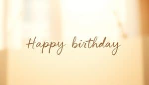 Emotionale Sprüche Geburtstagskarte