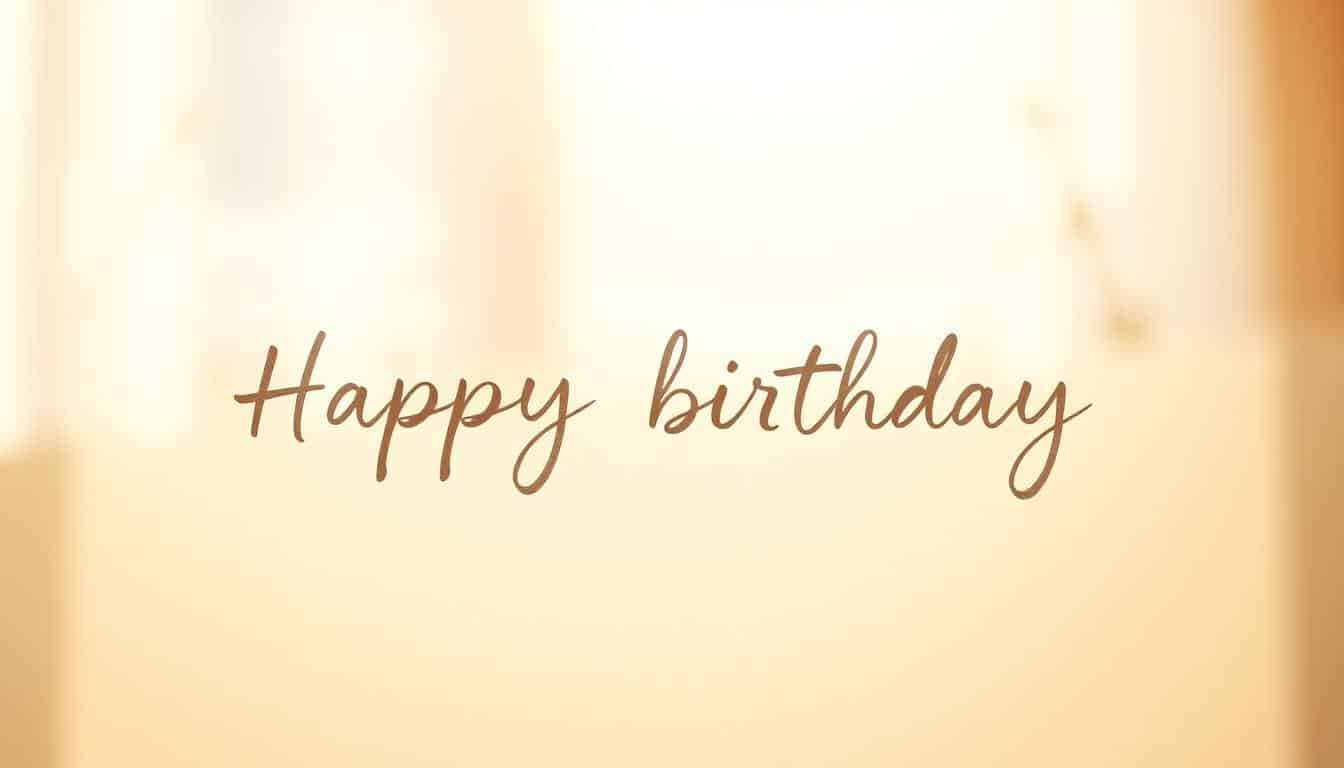 Emotionale Sprüche Geburtstagskarte