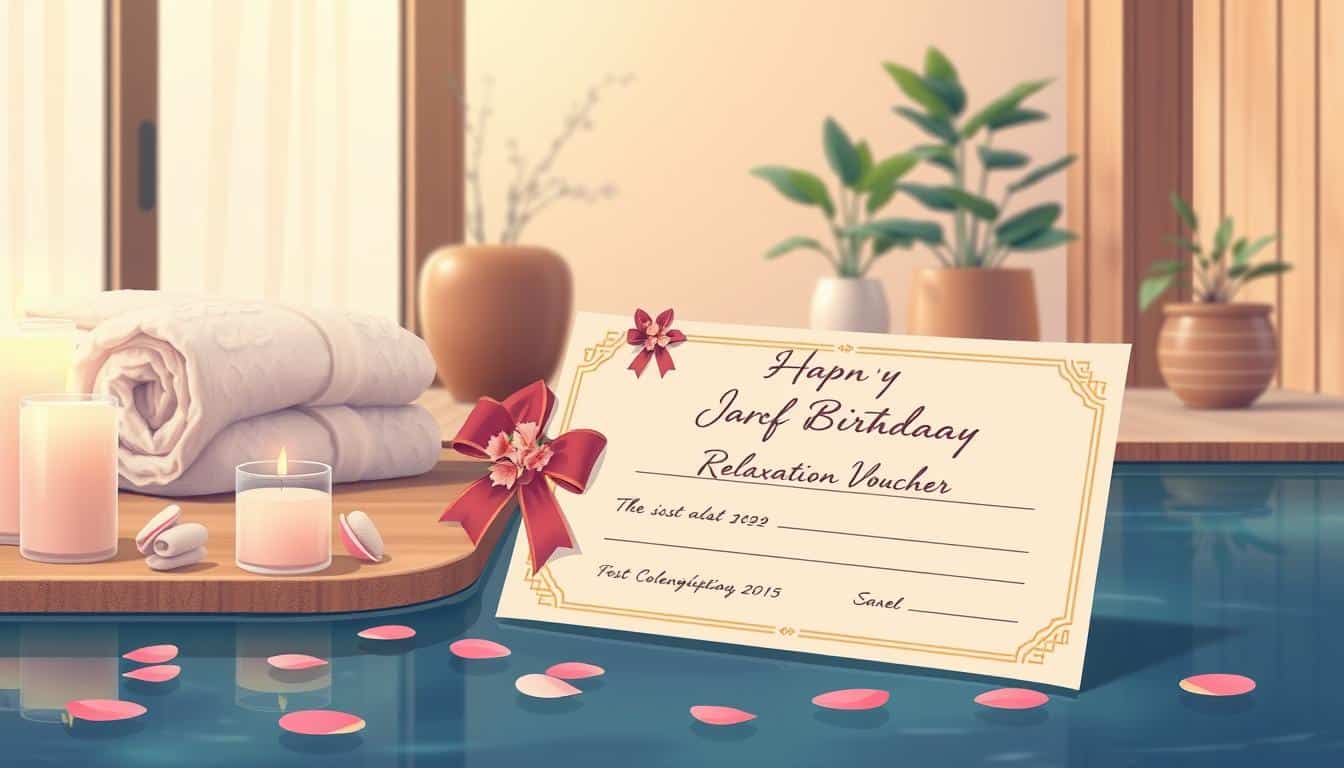 Entspannungs Gutschein zum Geburtstag
