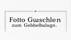 Foto Gutschein zum Geburtstag