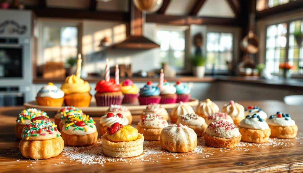 Gebackene Geburtstagssnacks