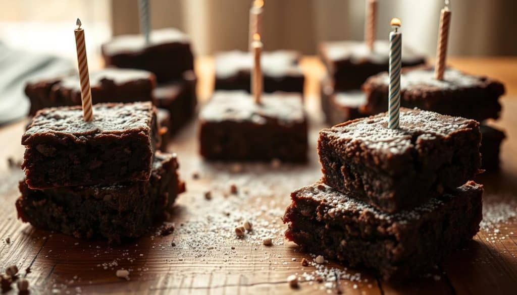 Geburtstag Brownies Rezept