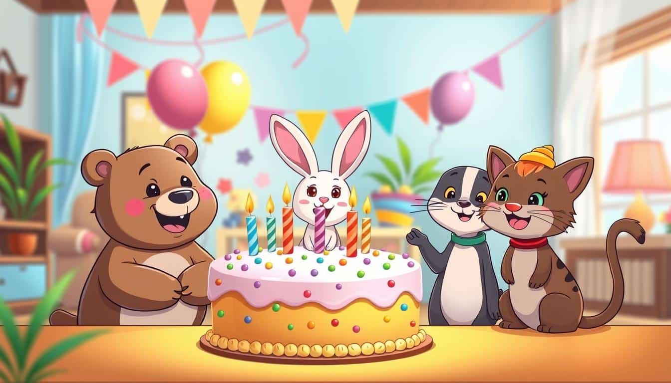 Geburtstagsbild Cartoon