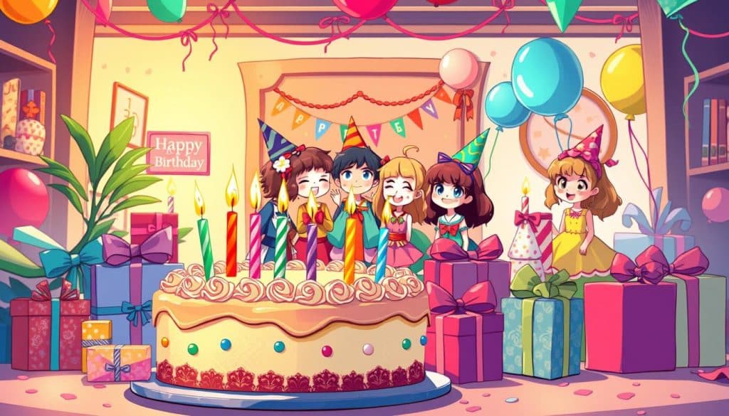 Geburtstagsbild Illustration