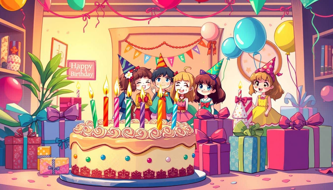 Geburtstagsbild Illustration