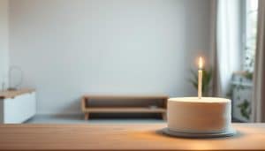 Geburtstagsbild Minimalistisch