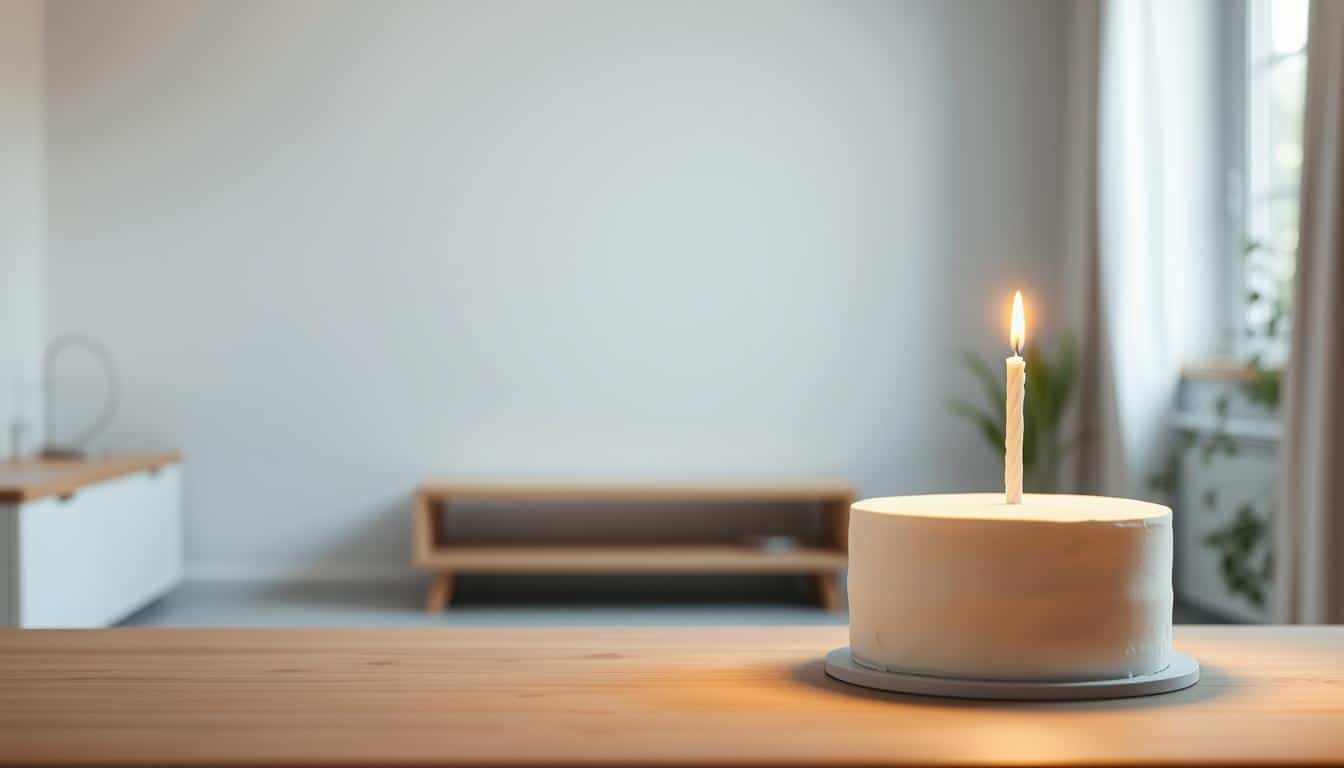 Geburtstagsbild Minimalistisch