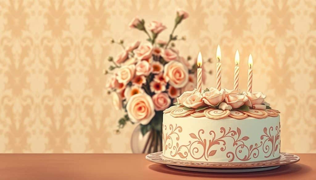 Geburtstagsbild Vintage