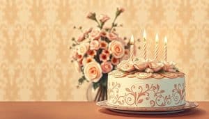 Geburtstagsbild Vintage