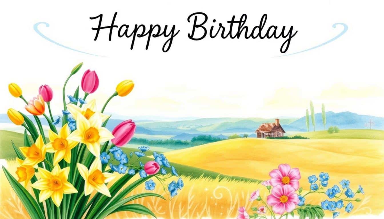 Geburtstagsbild als Karte