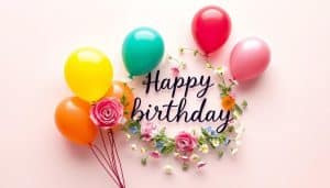 Geburtstagsbild für Einladung