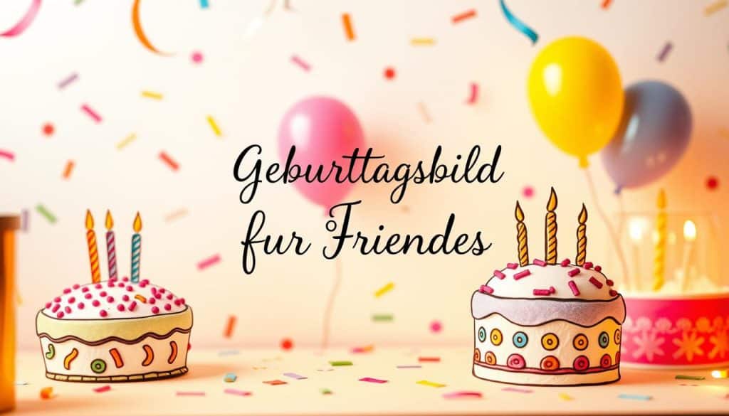 Geburtstagsbild für Freunde