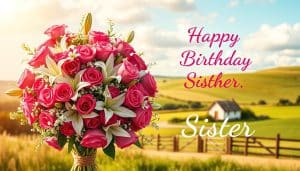 Geburtstagsbild für Schwester