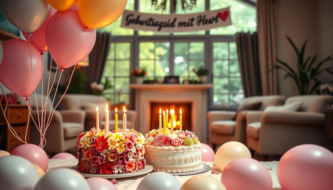 Geburtstagsbild mit Herz