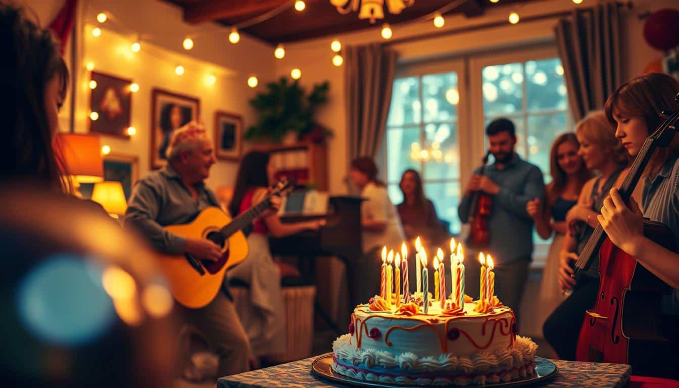 Geburtstagsbild mit Musik