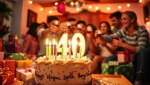 Geburtstagsbild zum 40. Geburtstag