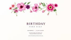 Geburtstagseinladung Design