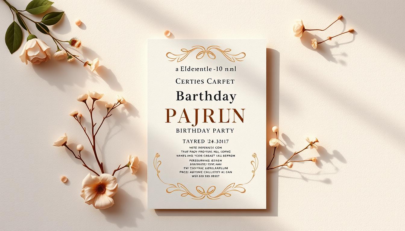 Geburtstagseinladung drucken