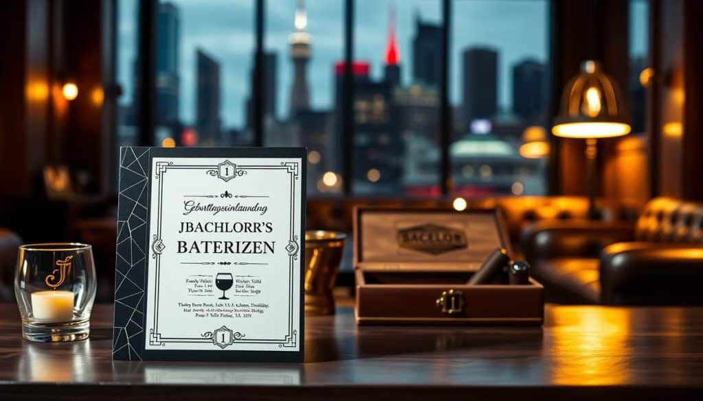 Geburtstagseinladung für Junggesellen