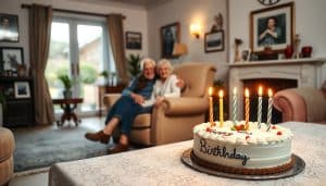 Geburtstagseinladung für ältere Menschen