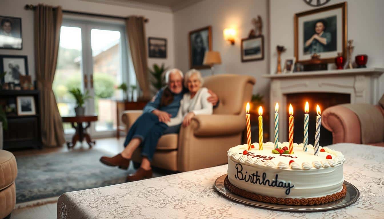 Geburtstagseinladung für ältere Menschen