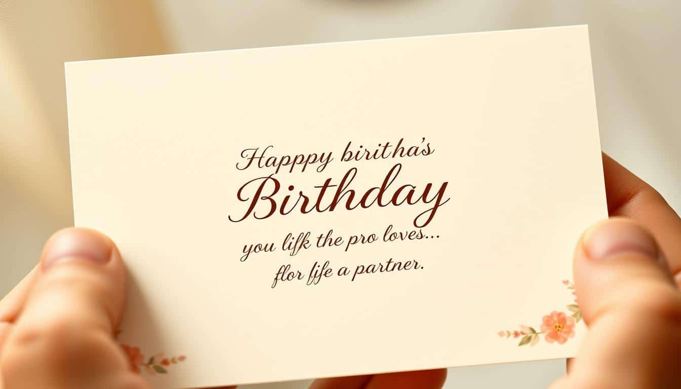 Geburtstagseinladung für den Lebenspartner