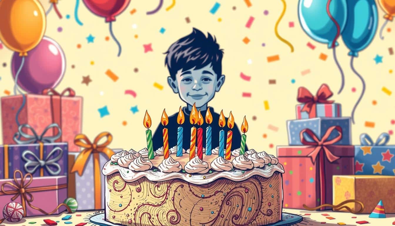 Geburtstagseinladung für den Sohn