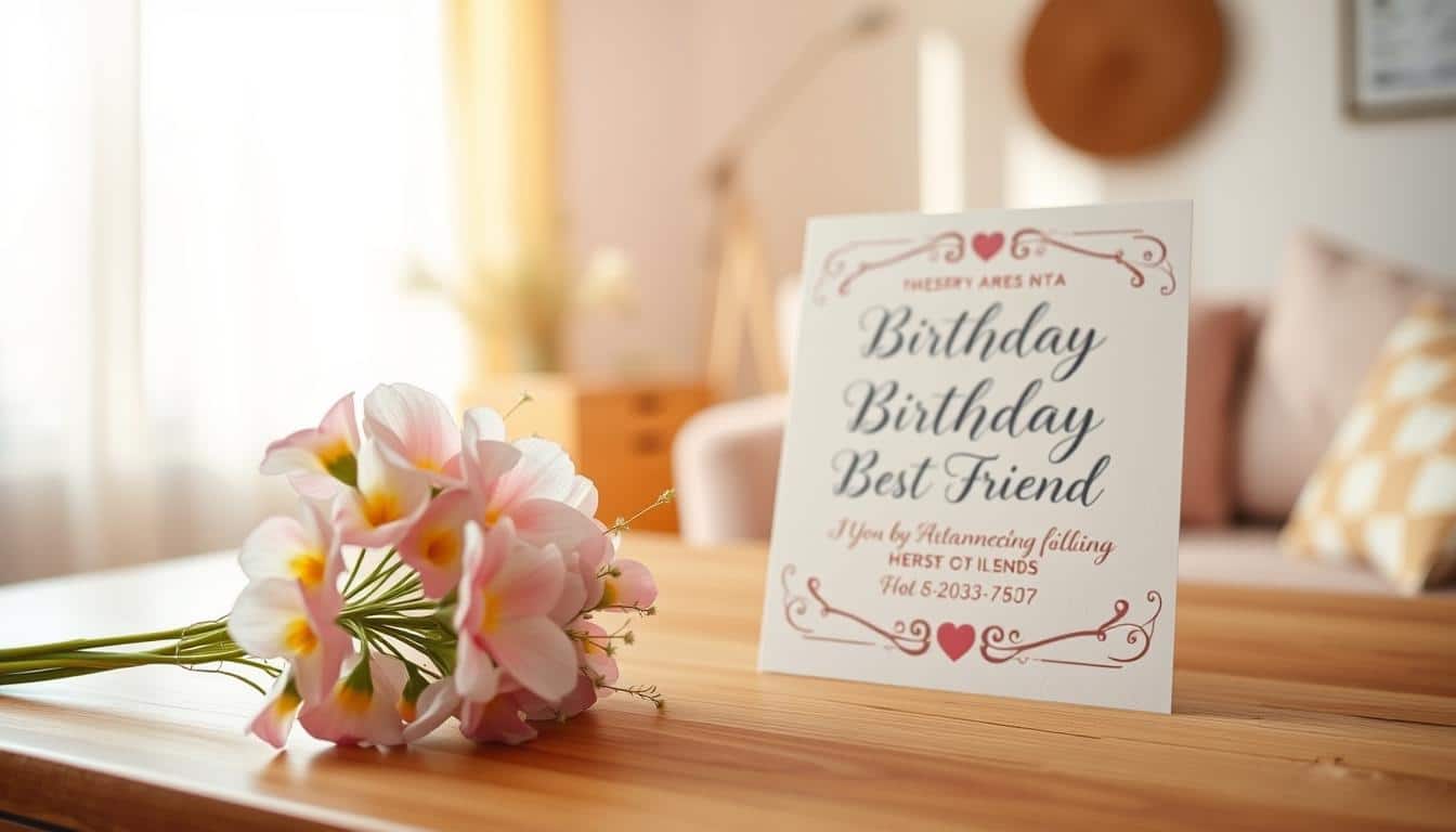 Geburtstagseinladung für die beste Freundin