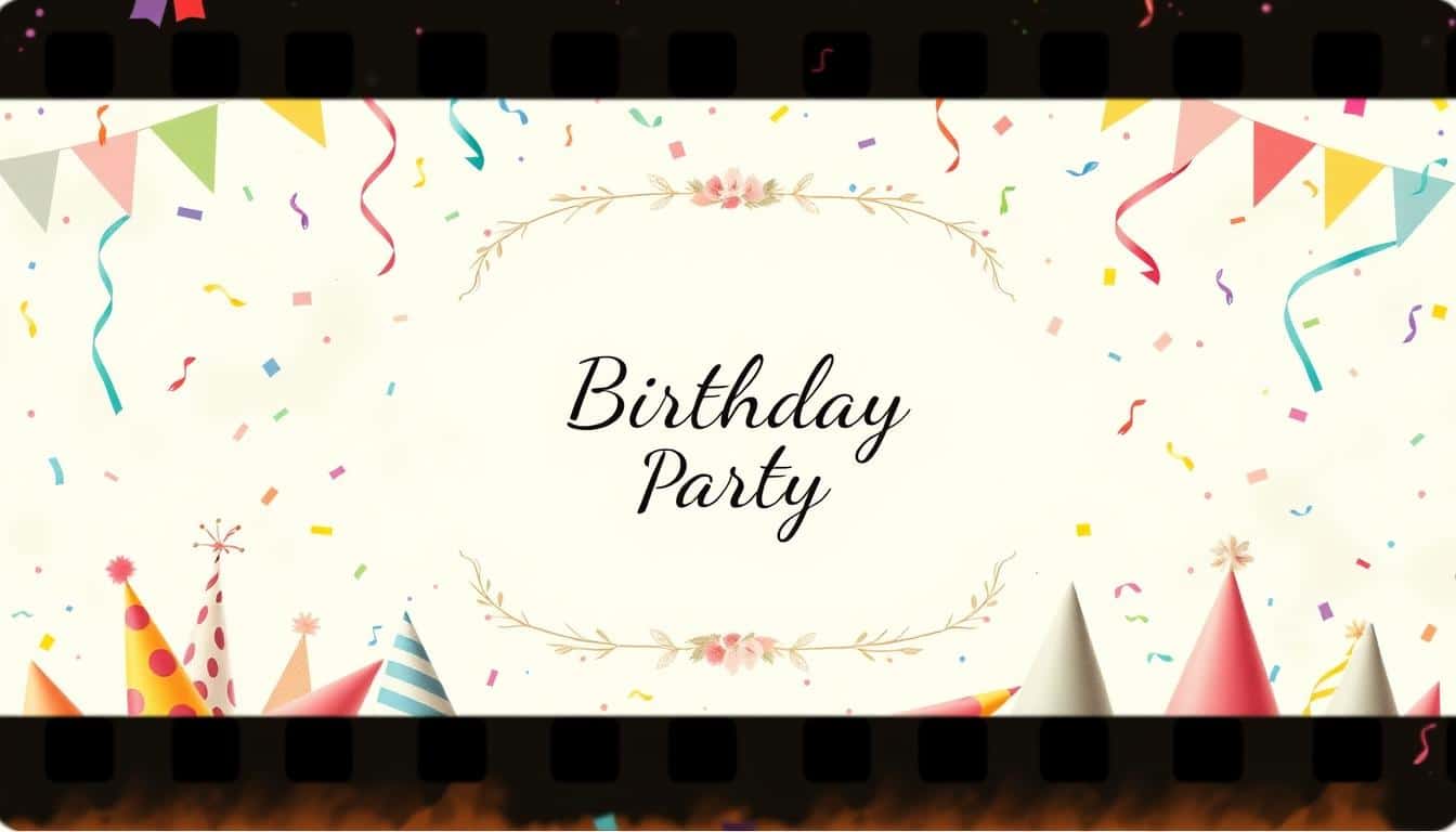 Geburtstagseinladung für eine kleine Feier