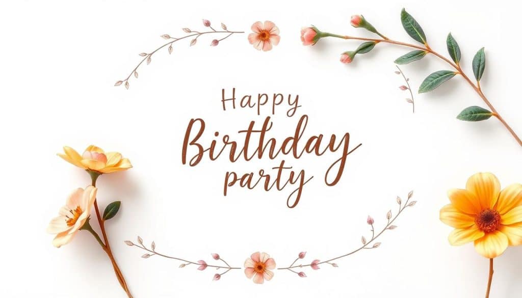 Geburtstagseinladung gestalten