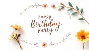 Geburtstagseinladung gestalten