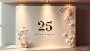 Geburtstagseinladung zum 25. Geburtstag